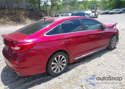 2015 Hyundai Sonata Sport из США, поврежденный, VIN 5NPE34AFXFH100402